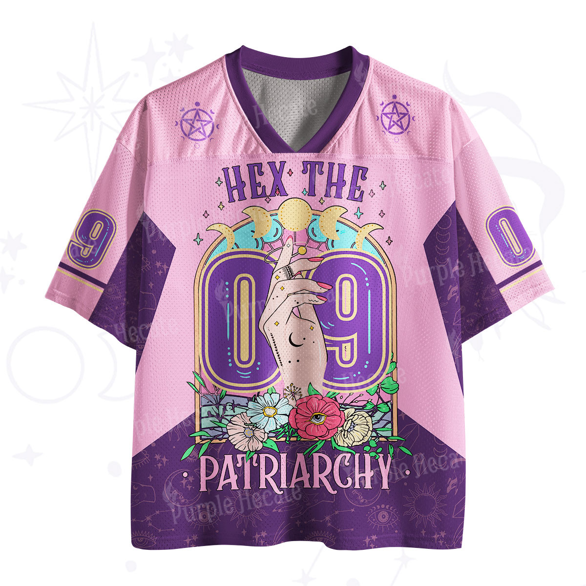 Purplehecate Hex The Patriarchy Mesh Jersey