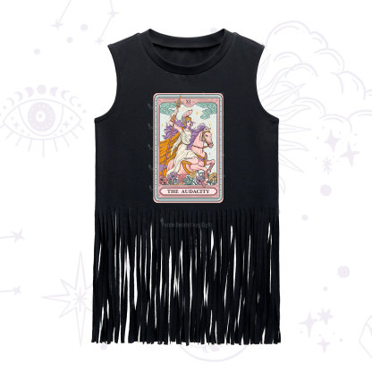 Purplehecate The Audacity Tarot Card Fringe Tank Top