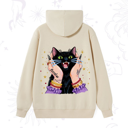 Purplehecate Feral Cat Magic Hoodie