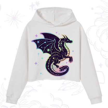 Purplehecate Celestial Dragon Crop Hoodie