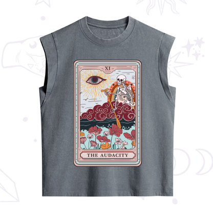 Purplehecate The Audacity Tarot Card Vintage Washed Tank