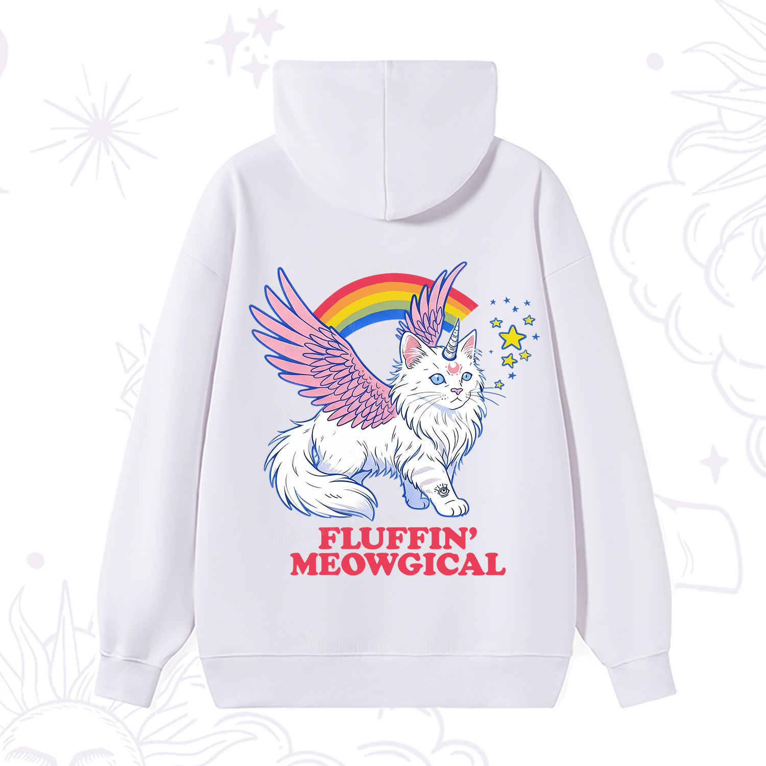 Purplehecate Fluffin Meowgical Hoodie