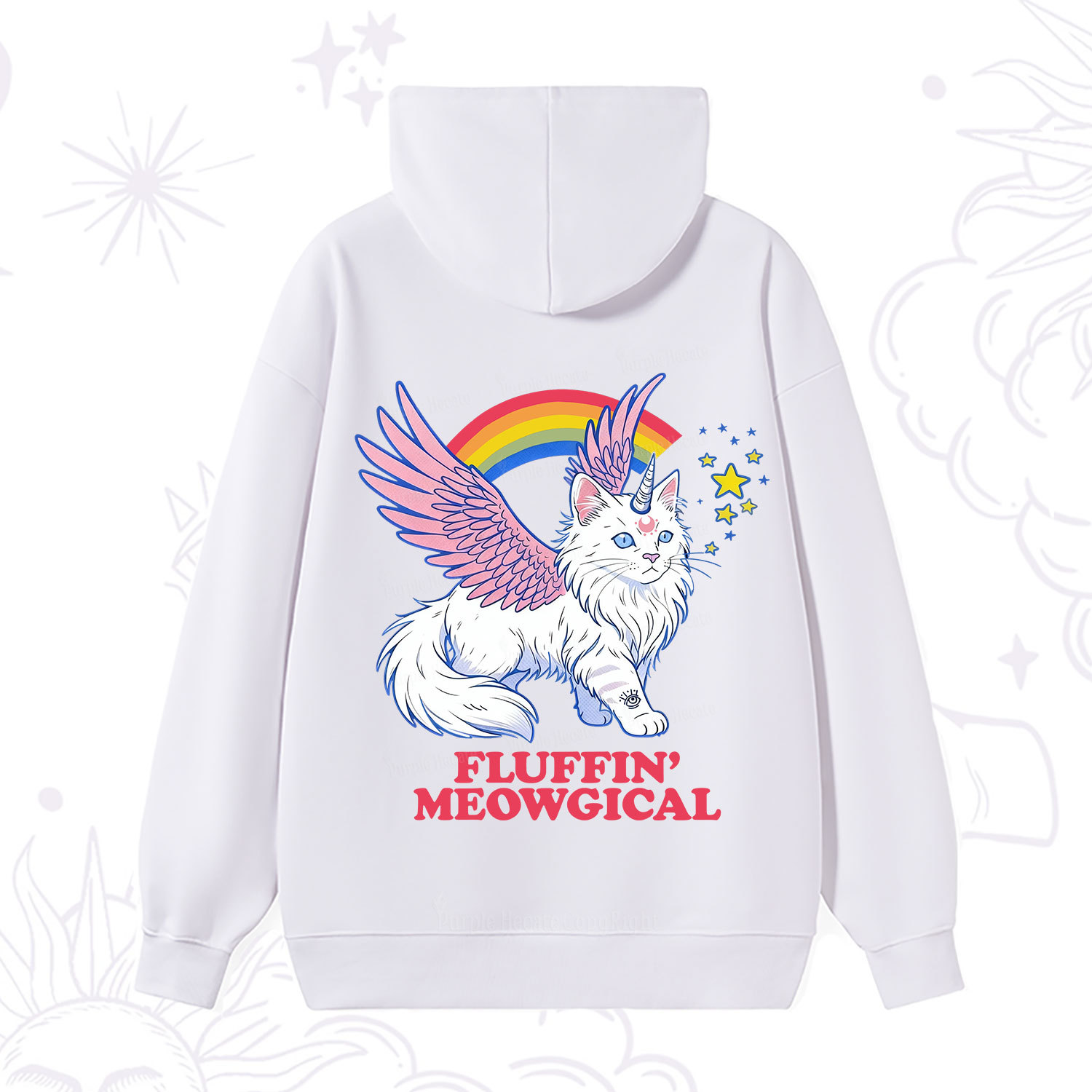 Purplehecate Fluffin Meowgical Hoodie