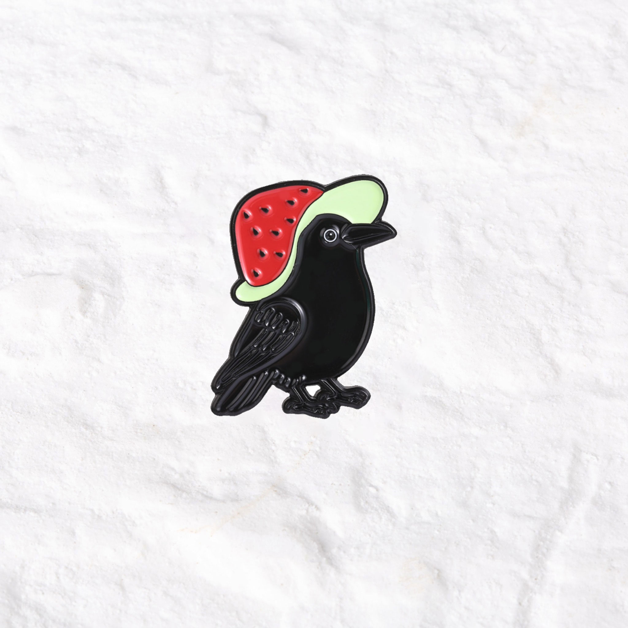 Purplehecate Crow Pin