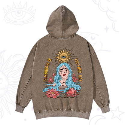 Purplehecate Tomorrow Is Another Day Washed Hoodie