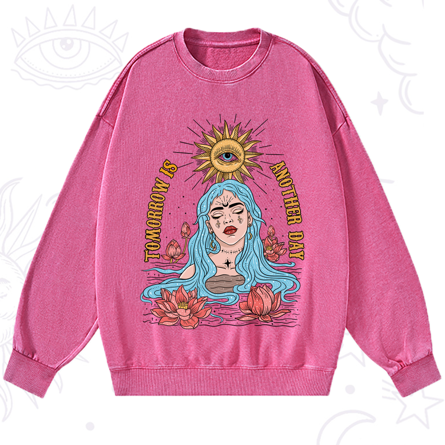 Purplehecate Tomorrow Is Another Day Washed Sweatshirt