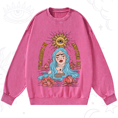 Purplehecate Tomorrow Is Another Day Washed Sweatshirt