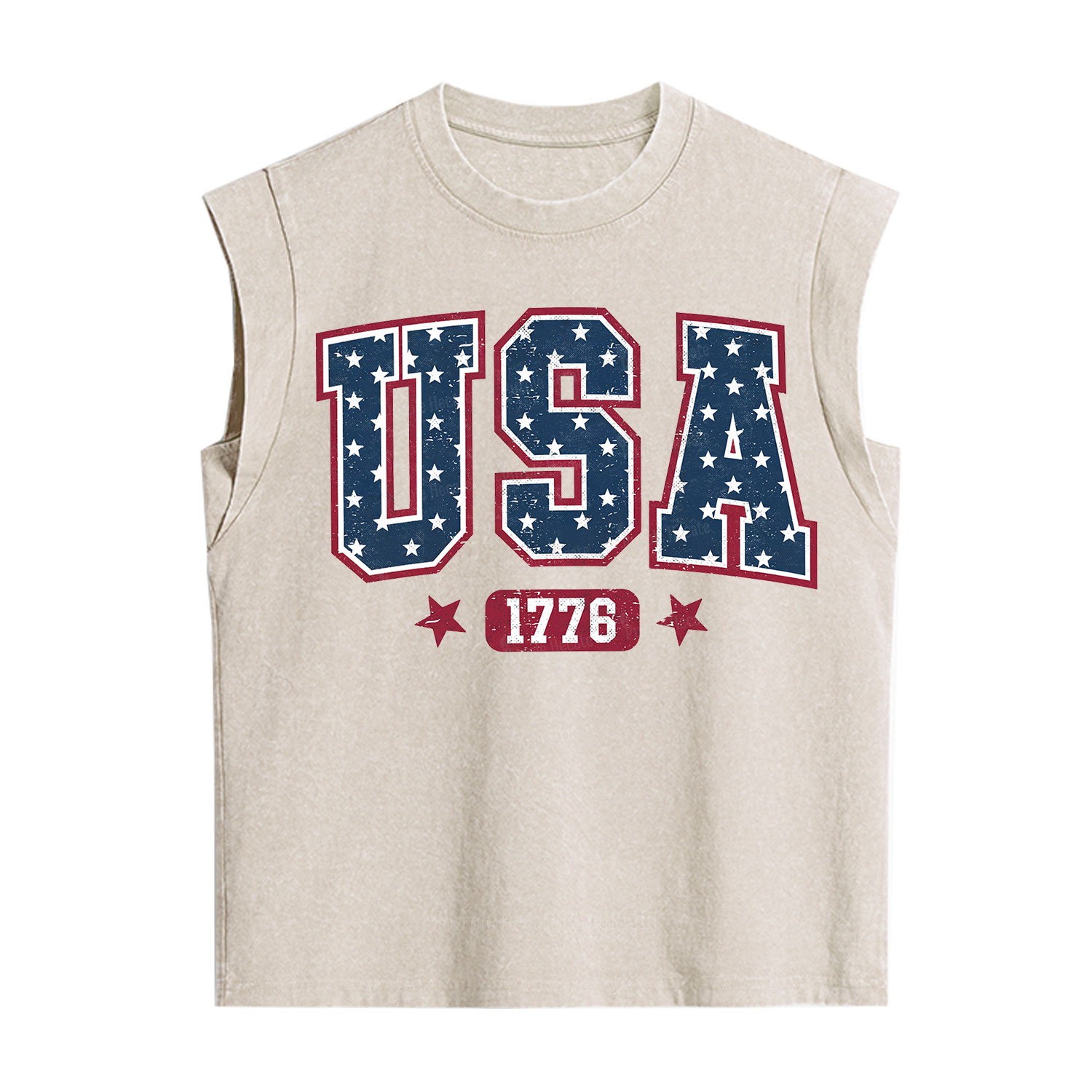 Purplehecate Retro USA 1776 Vintage Washed Tank