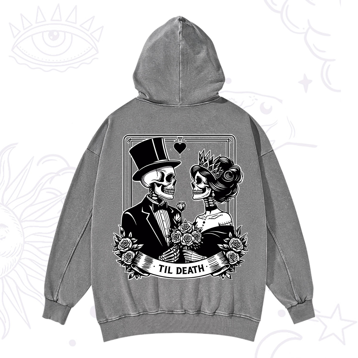 Purplehecate Til Death Washed Hoodie