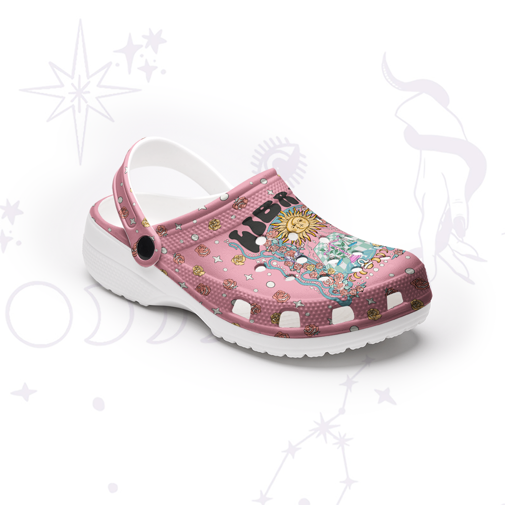 Purplehecate Libra Spirit Zodiac Rubber Clogs
