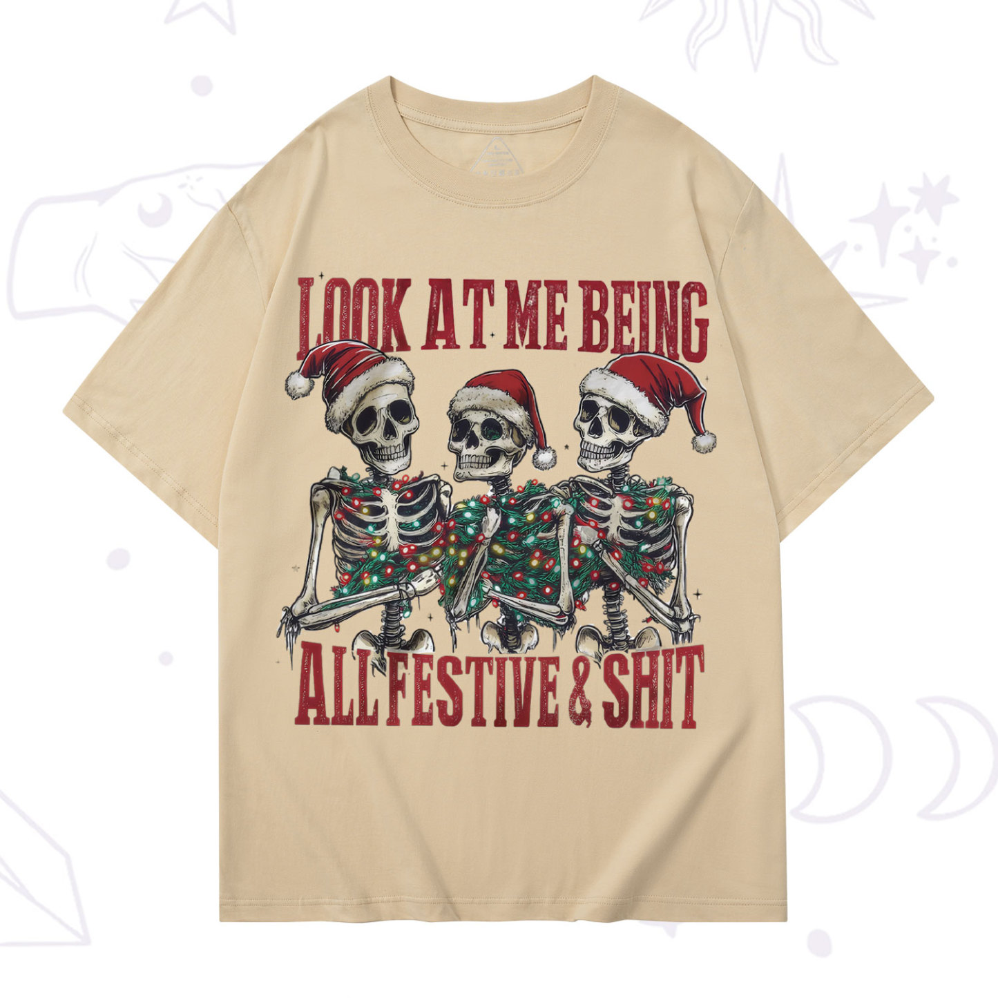 Purplehecate Look At Me Being All Festive And Shit Christmas T-Shirt