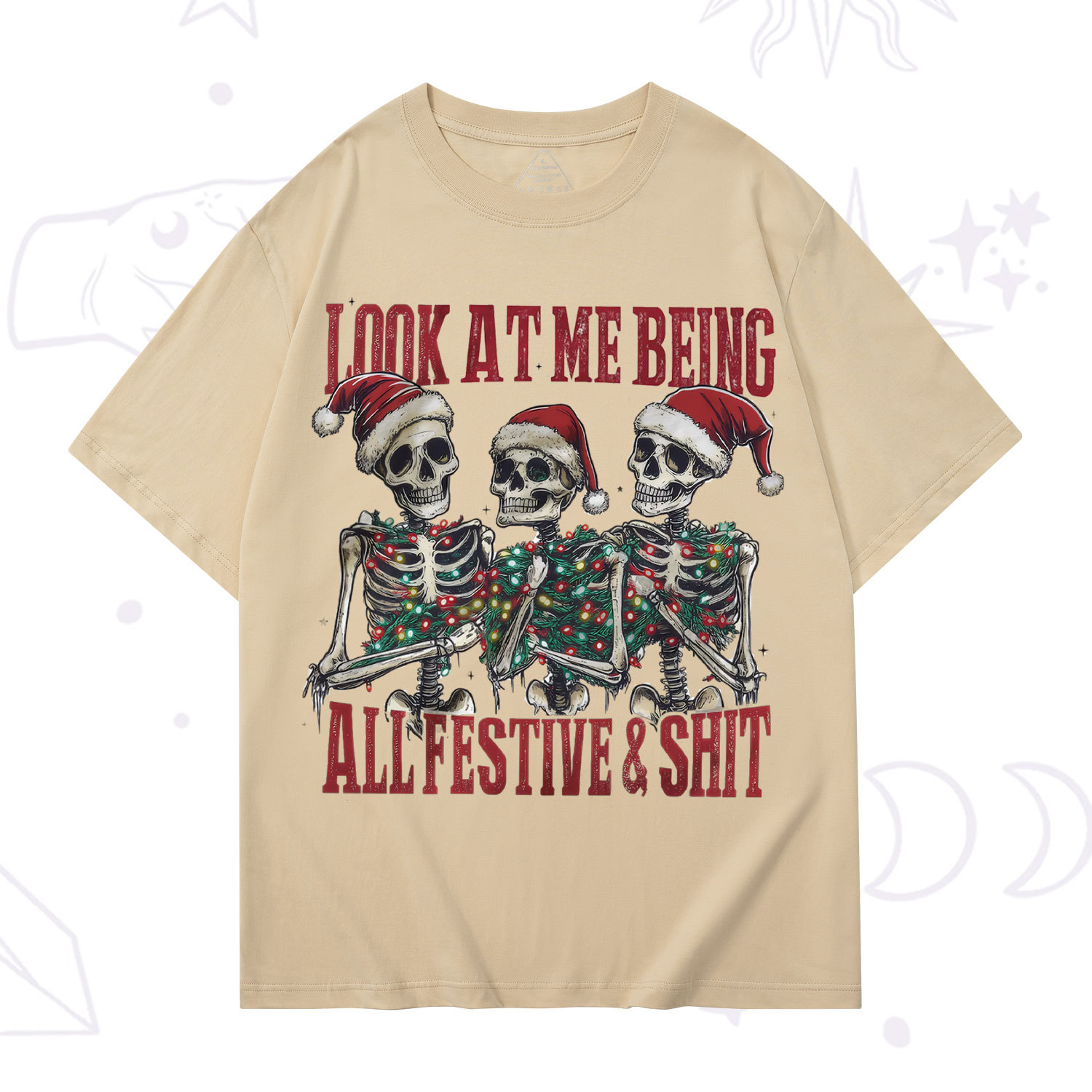 Purplehecate Look At Me Being All Festive And Shit Christmas T-Shirt