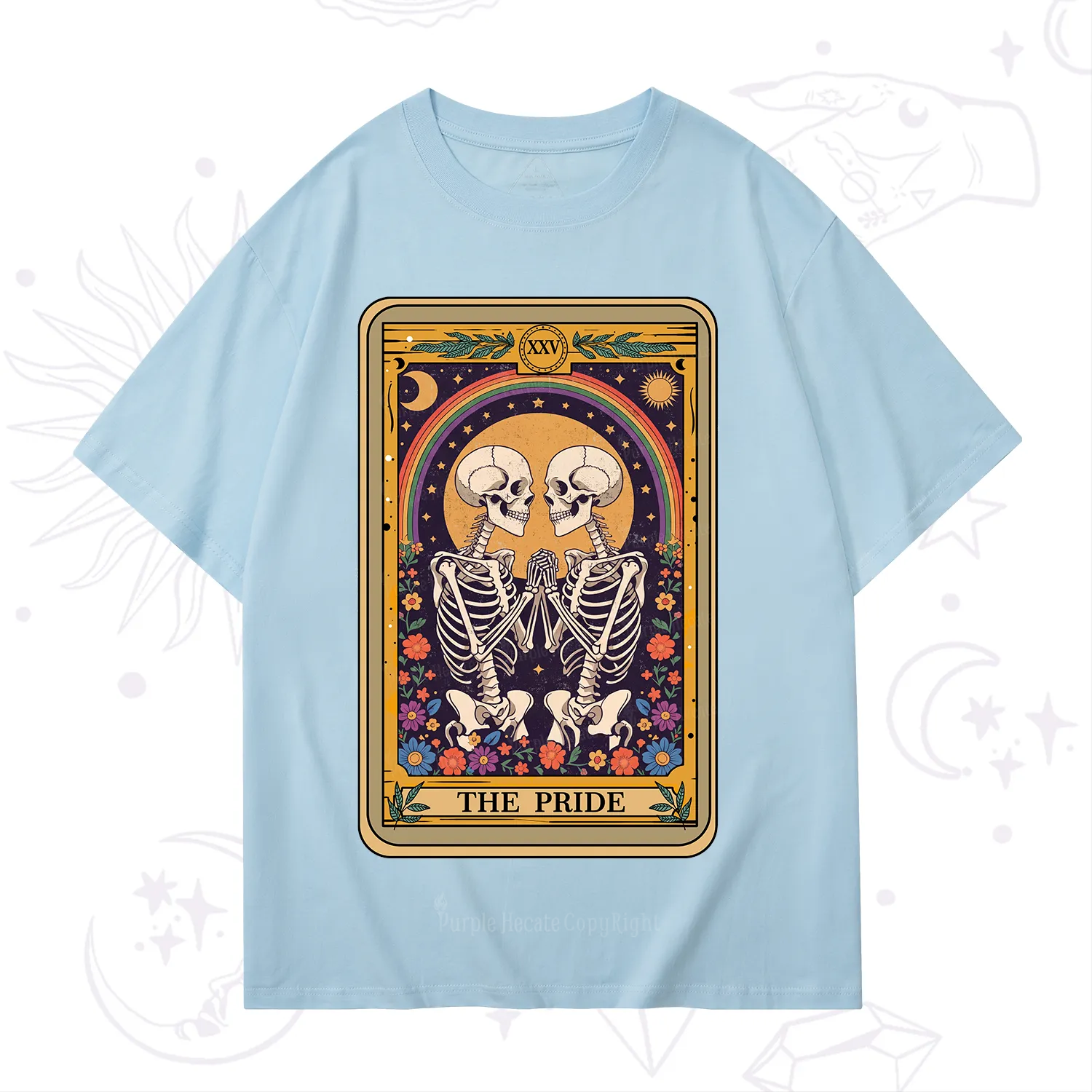 Purplehecate The Pride Skeleton Tarot T-Shirt