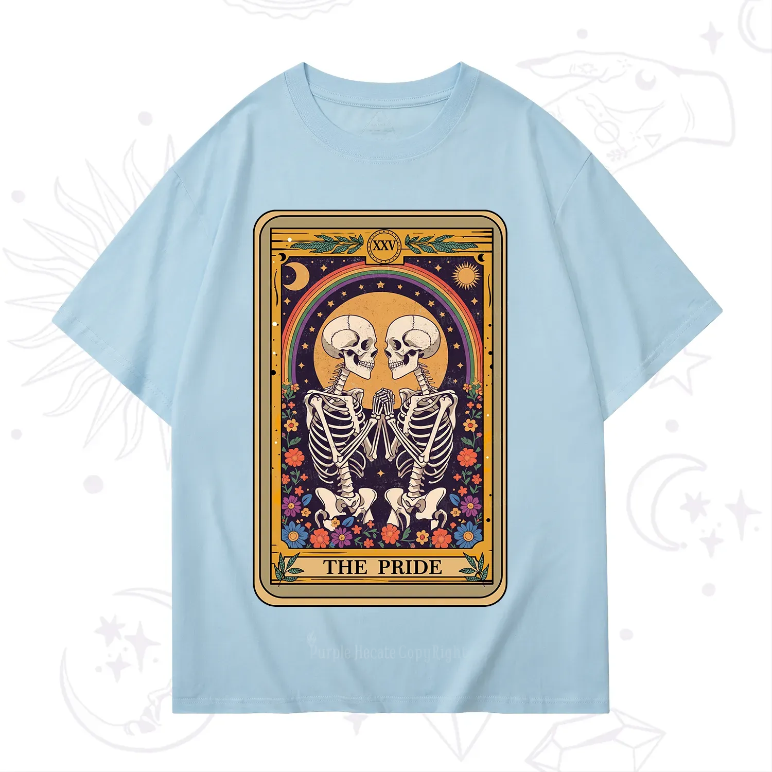 Purplehecate The Pride Skeleton Tarot T-Shirt