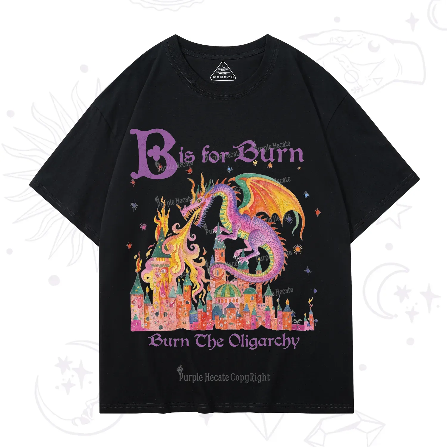 Purplehecate Burn The Oligarchy T-Shirt
