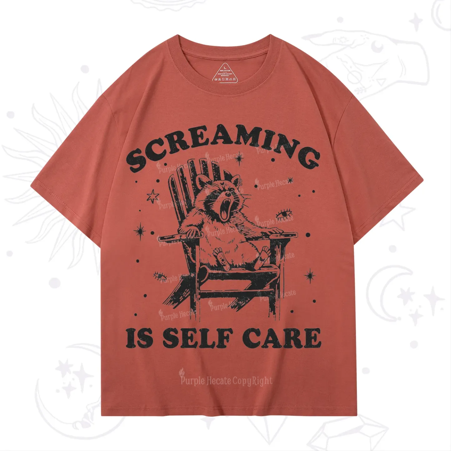 Purplehecate Screaming is Self Care T-Shirt