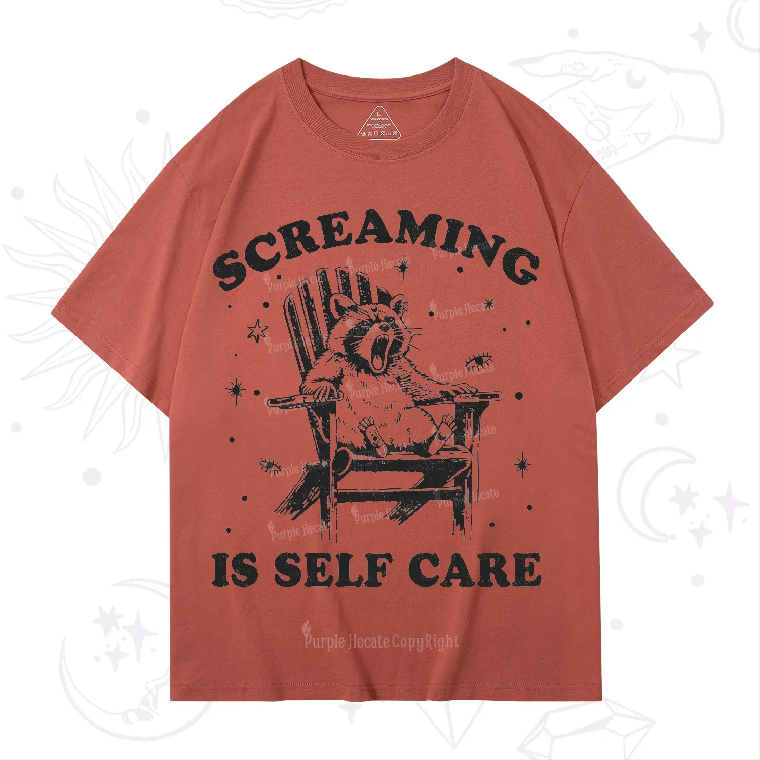 Purplehecate Screaming is Self Care T-Shirt