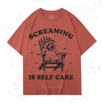 Purplehecate Screaming is Self Care T-Shirt