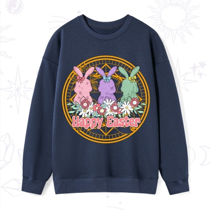 Purplehecate Happy Easter Bunny Sweatshirt