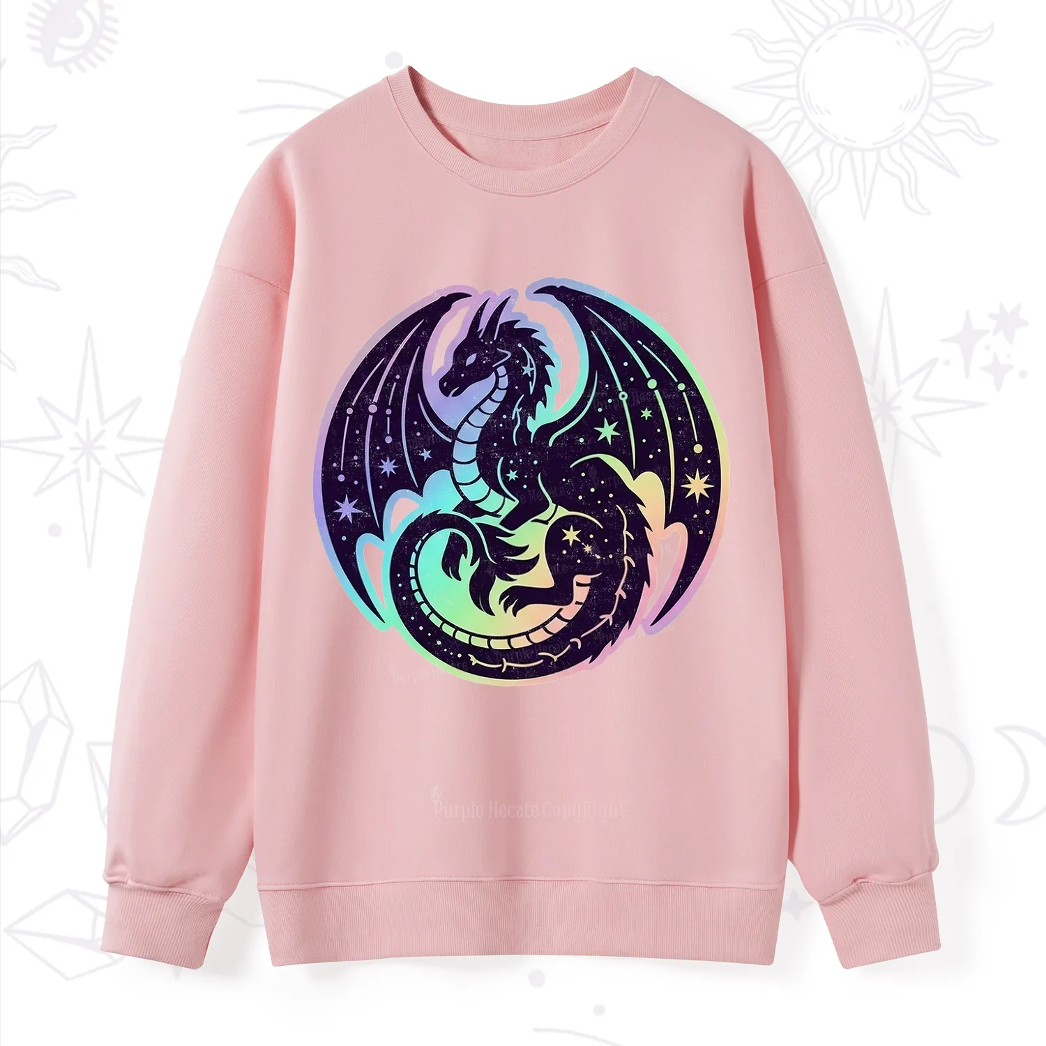 Purplehecate Cosmic Dragon Sweatshirt