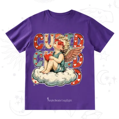 Purplehecate Retro Cupid Vibes Valentine T-Shirt