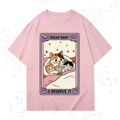 Purplehecate The Sugar Baby Cat Tarot T-Shirt