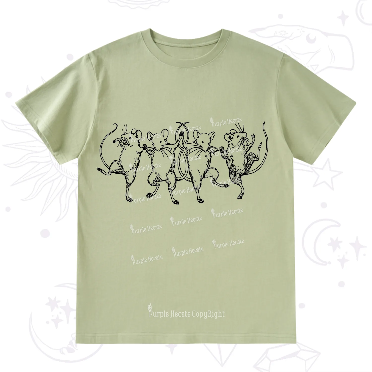 Purplehecate Dancing Rats T-Shirt