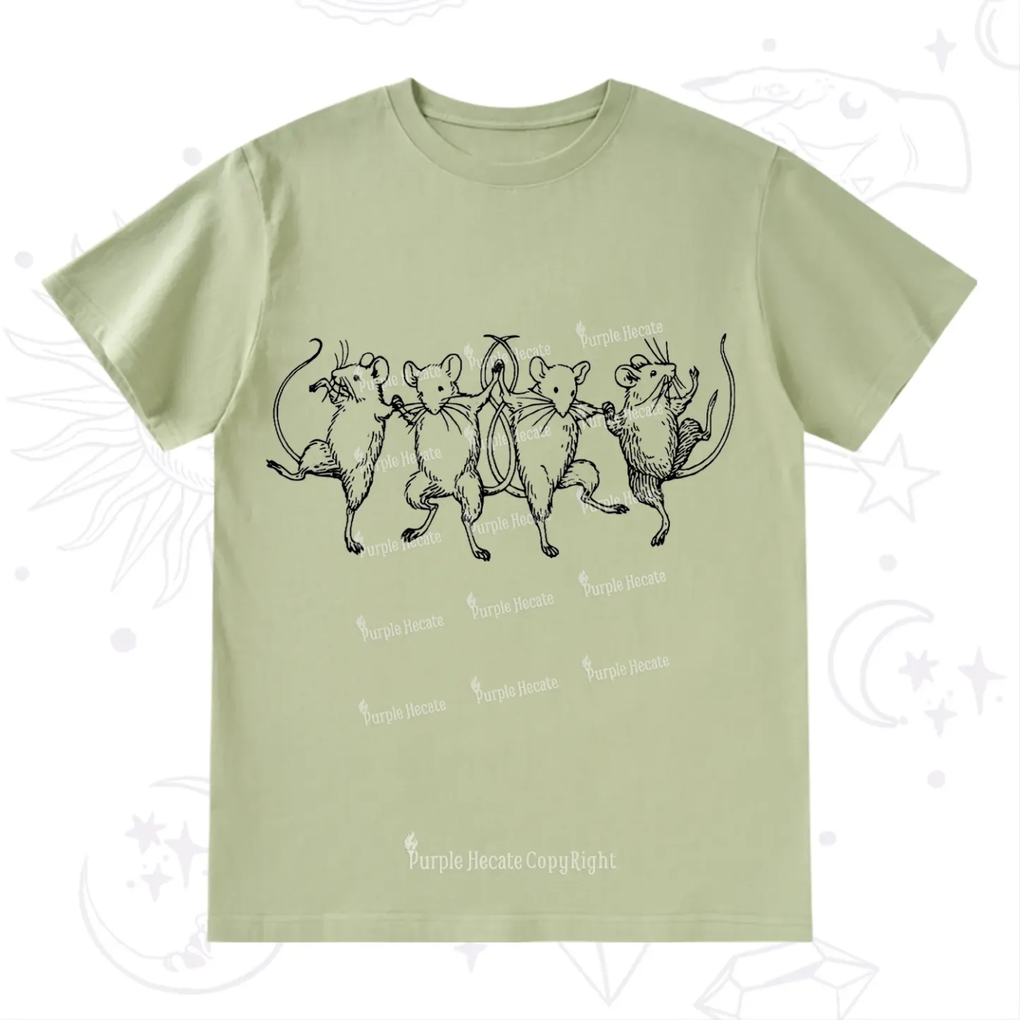 Purplehecate Dancing Rats T-Shirt
