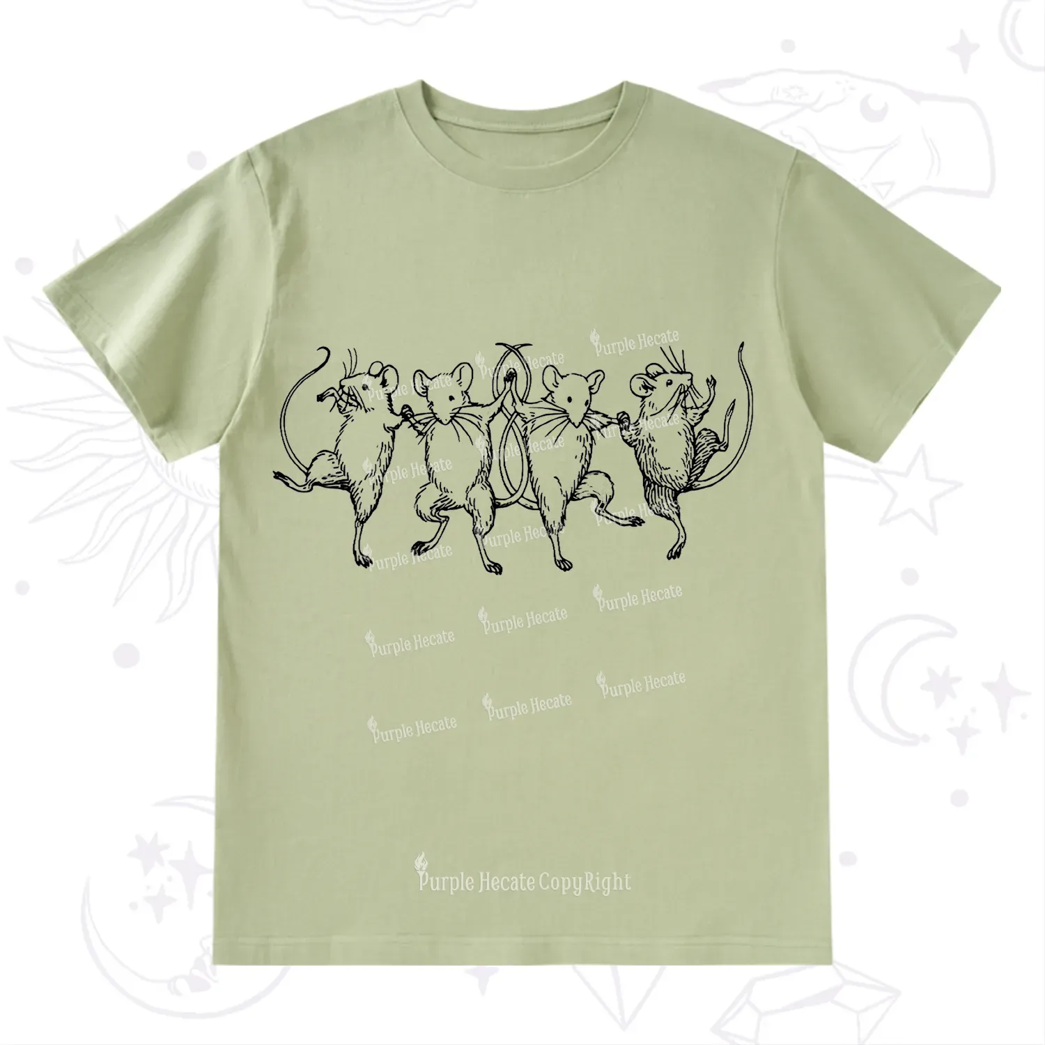 Purplehecate Dancing Rats T-Shirt