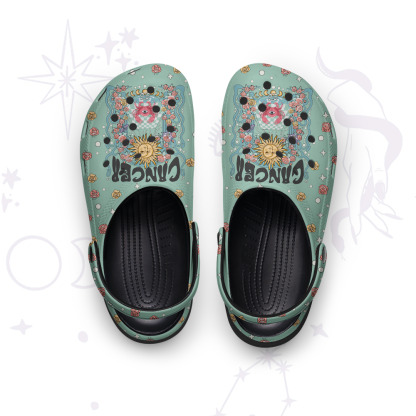 Purplehecate Cancer Spirit Zodiac Rubber Clogs
