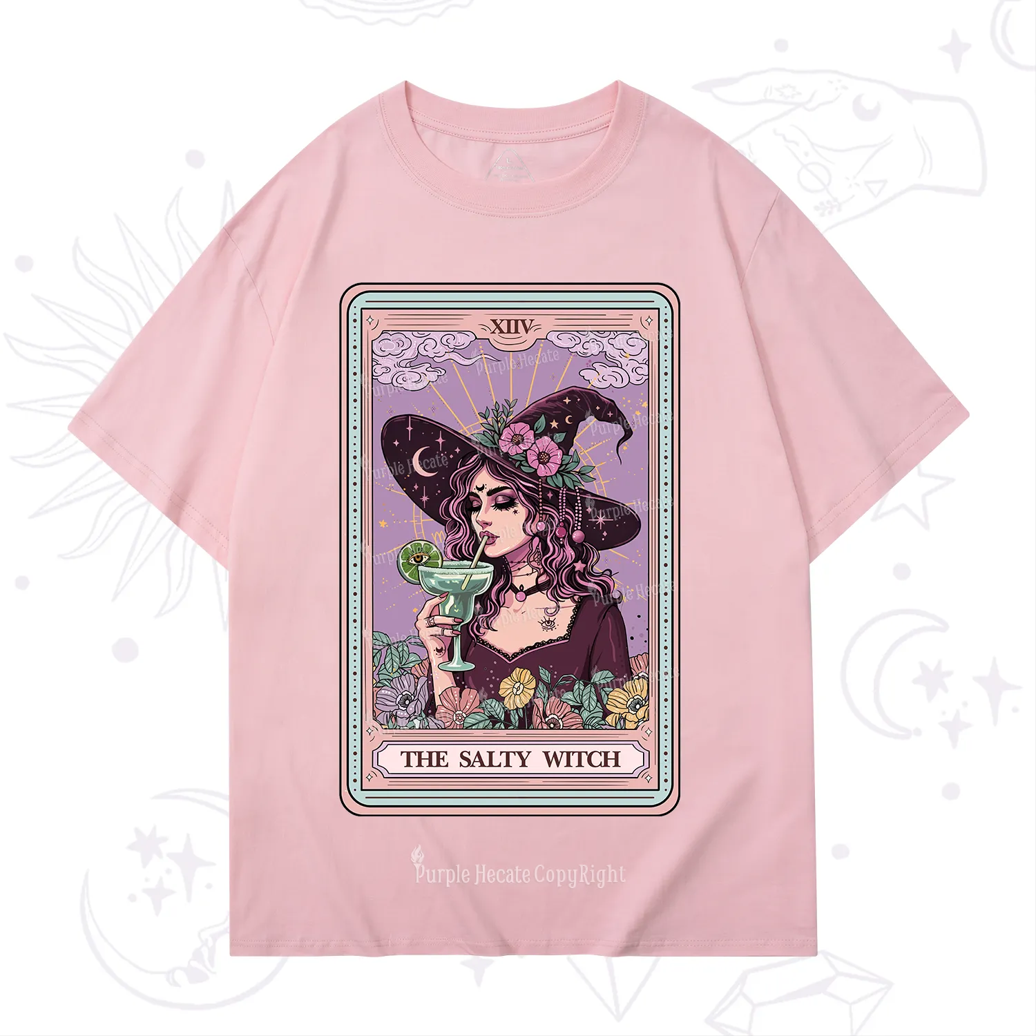 Purplehecate The Salty Witch Tarot T-Shirt