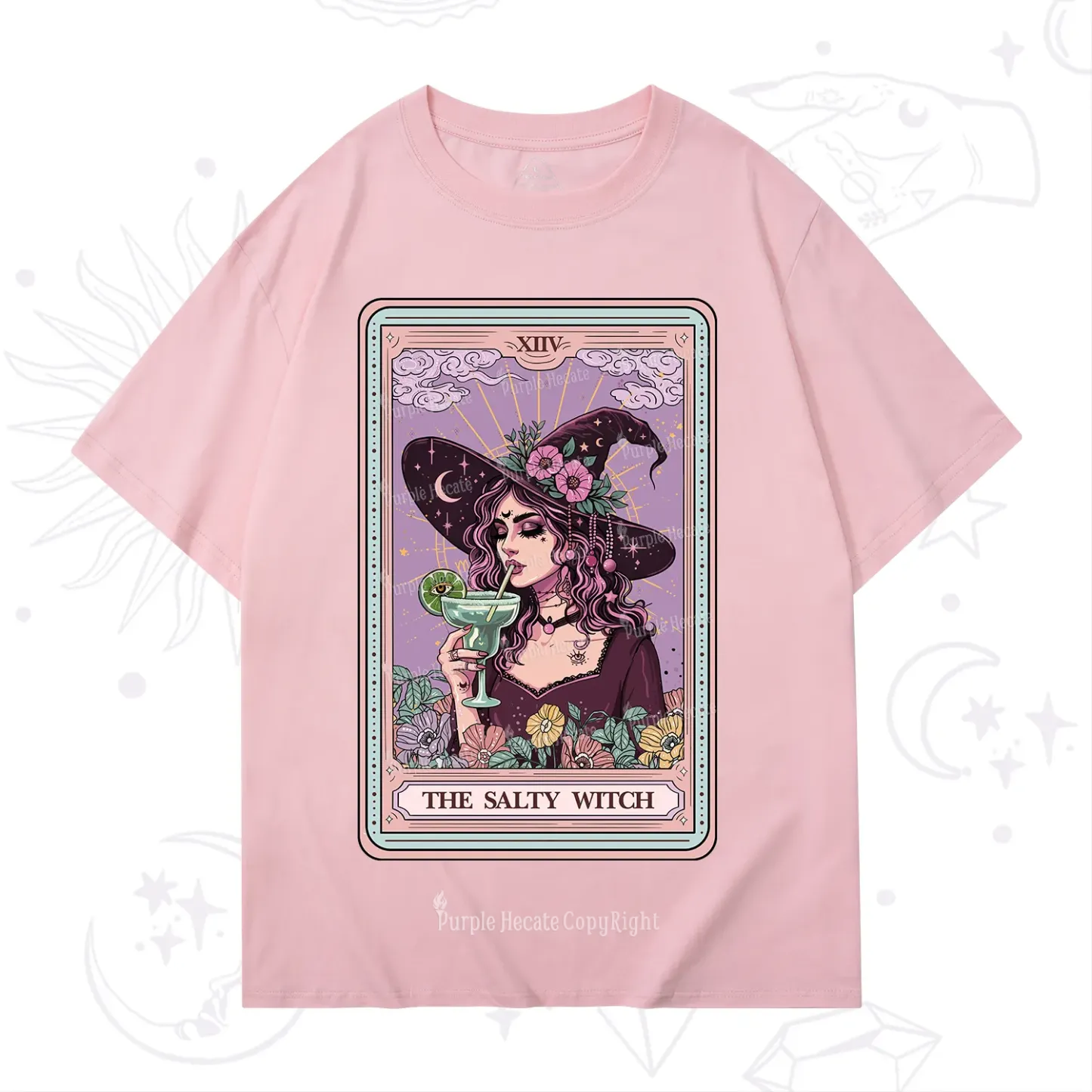 Purplehecate The Salty Witch Tarot T-Shirt