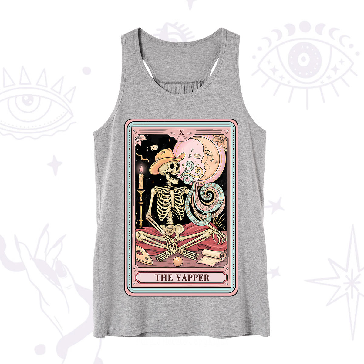 Purplehecate The Skeleton Yapper Tarot Tank
