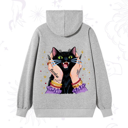 Purplehecate Feral Cat Magic Hoodie
