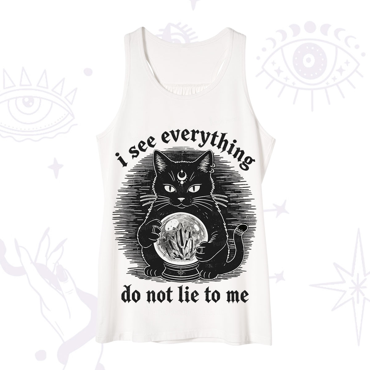 Purplehecate All Seeing Cat Tank