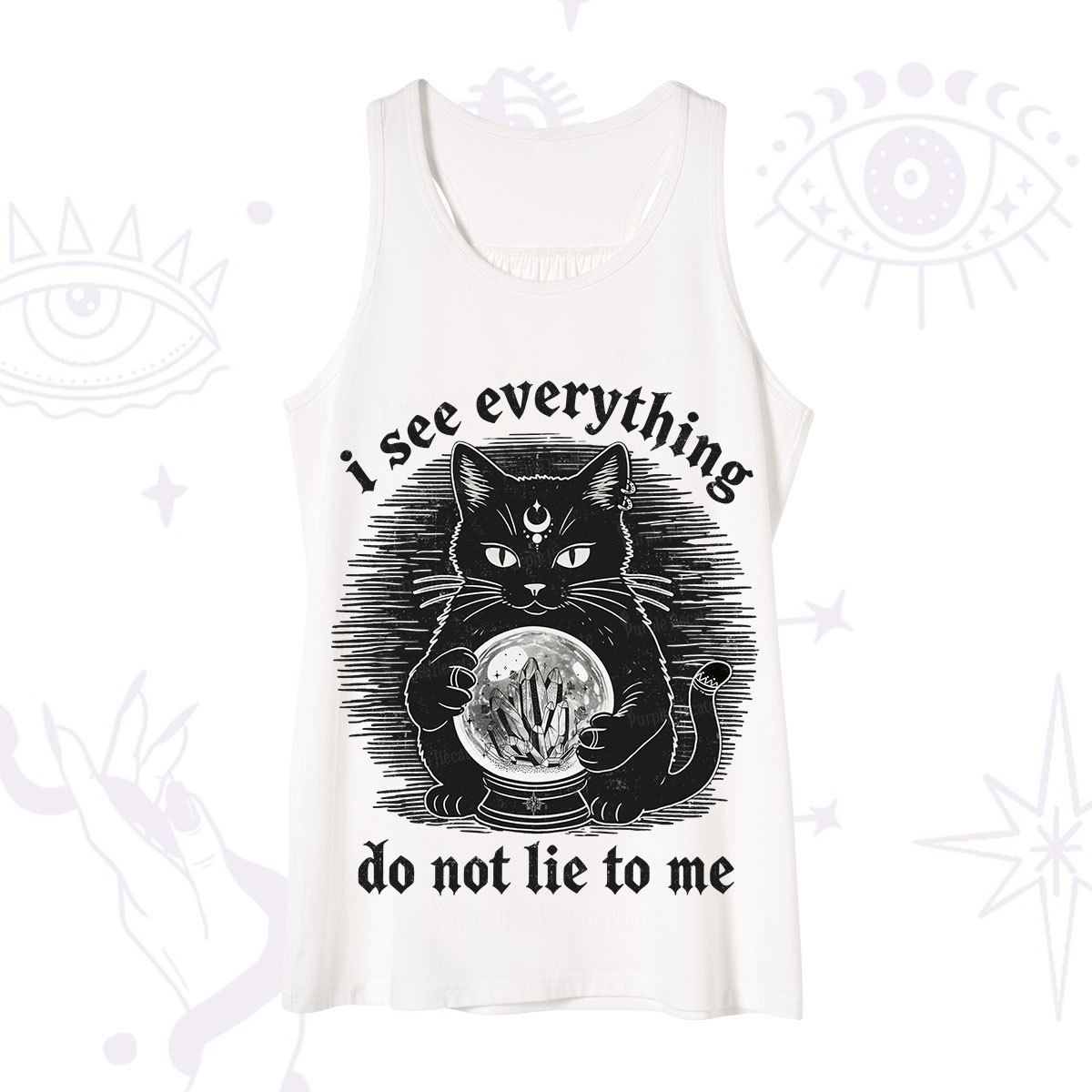 Purplehecate All Seeing Cat Tank