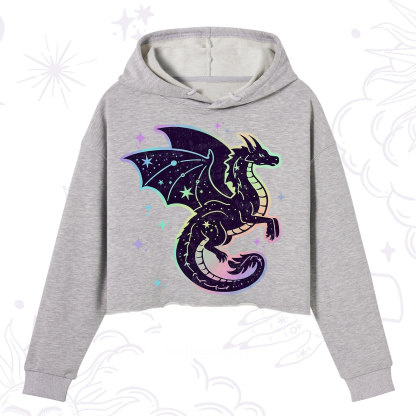 Purplehecate Celestial Dragon Crop Hoodie
