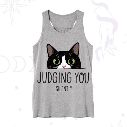 Purplehecate Cute Cat Judging You Silently Tank