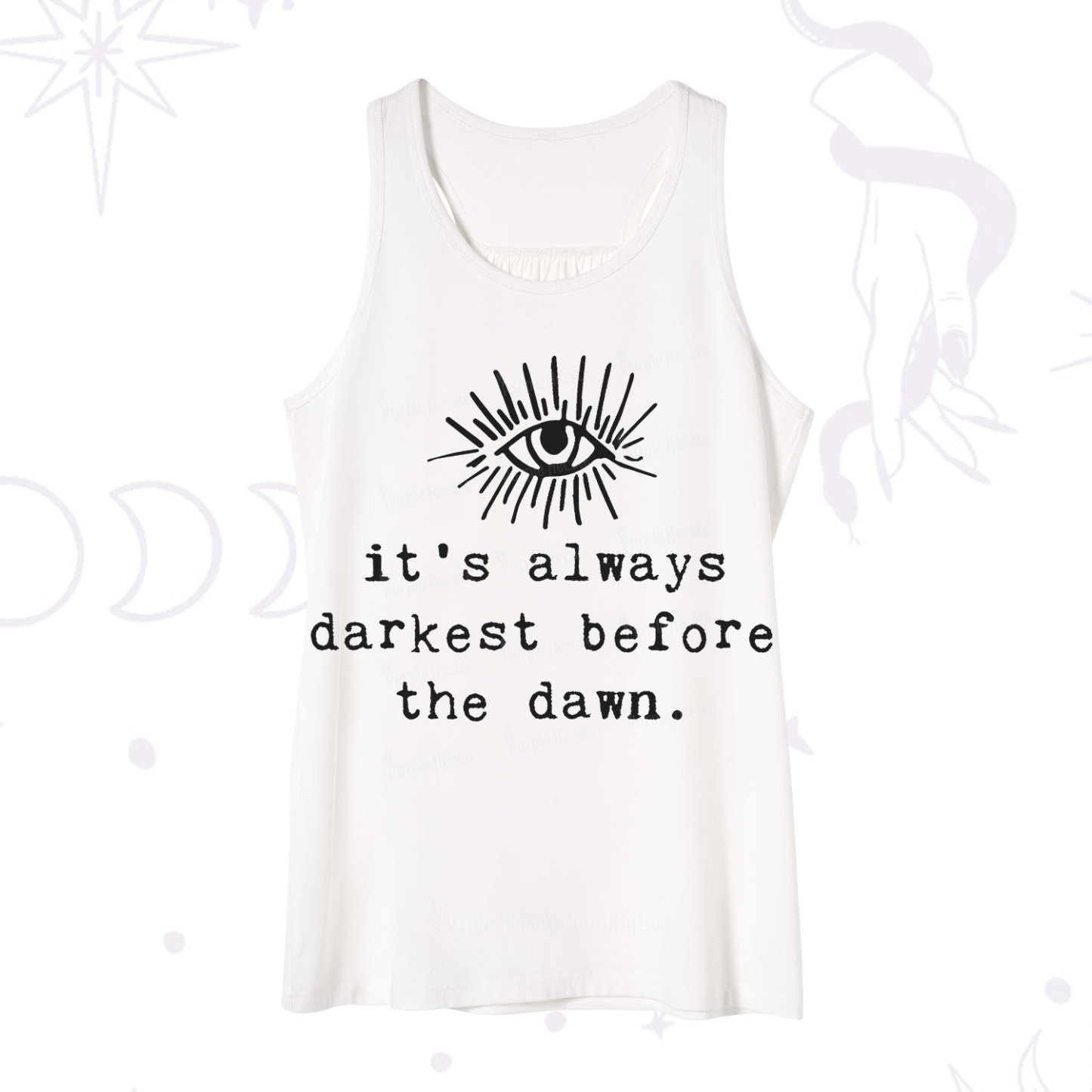 Purplehecate It's Always Darkest Before Dawn Tank