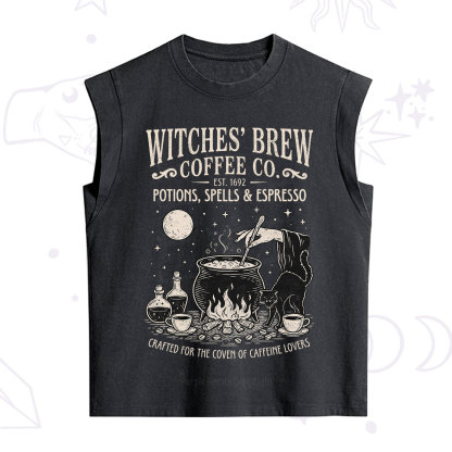 Purplehecate Witches' Brew Coffee Club Vintage Washed Tank