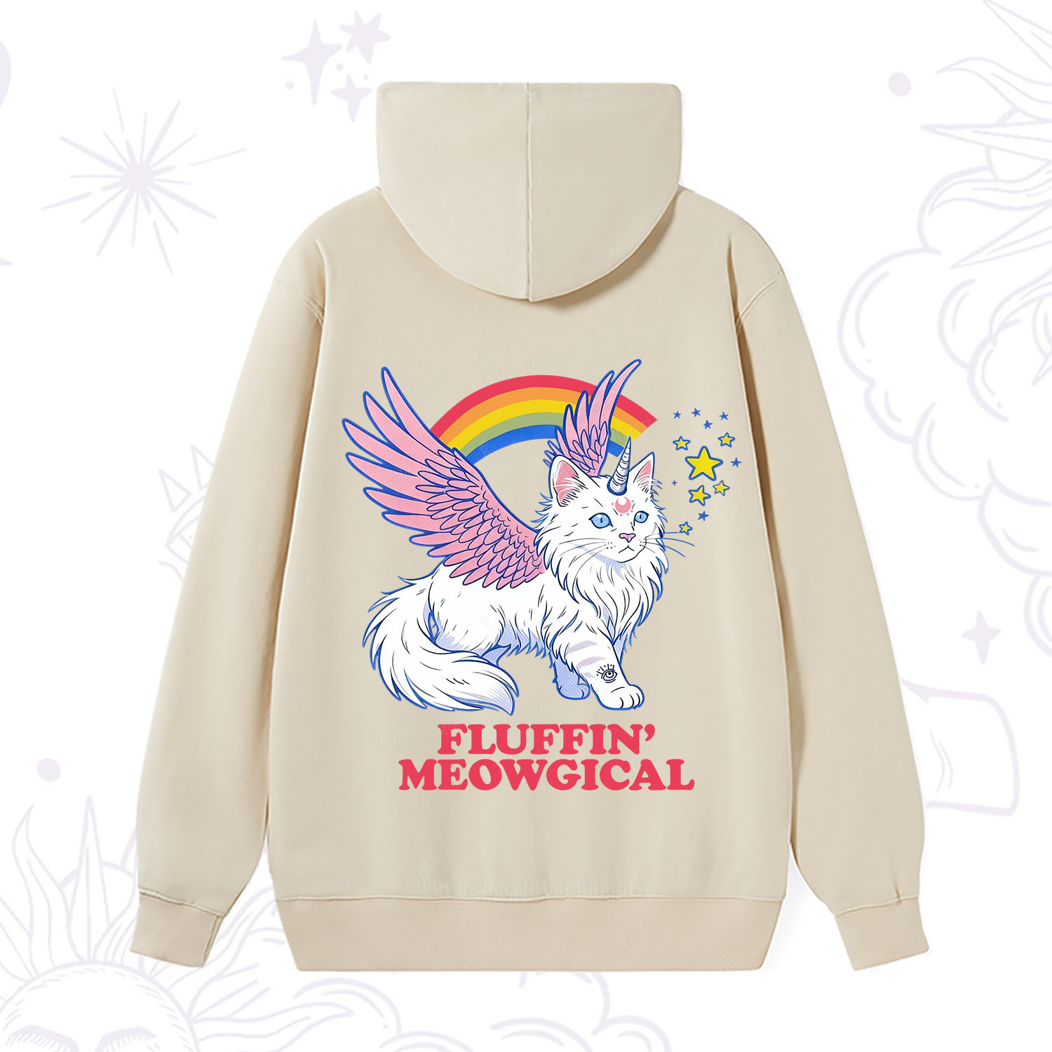 Purplehecate Fluffin Meowgical Hoodie