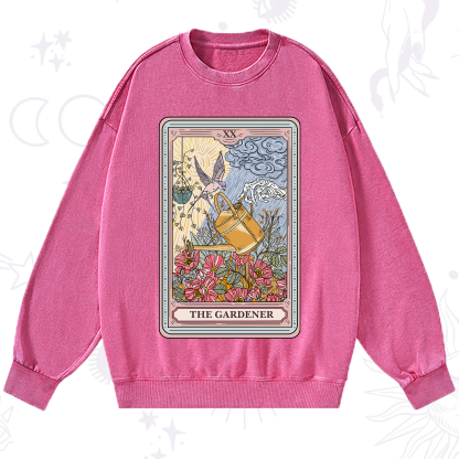 Purplehecate The Gardener Tarot Washed Sweatshirt