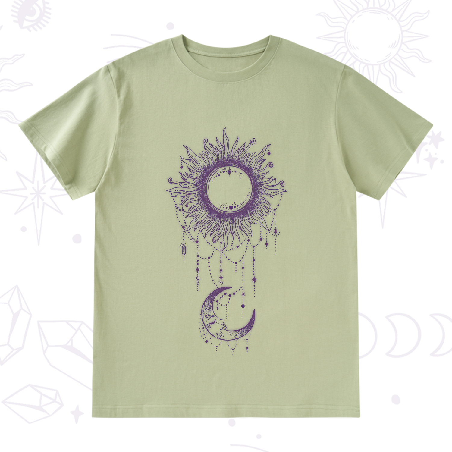 Purplehecate Radiance Of Sun And Moon T-Shirt