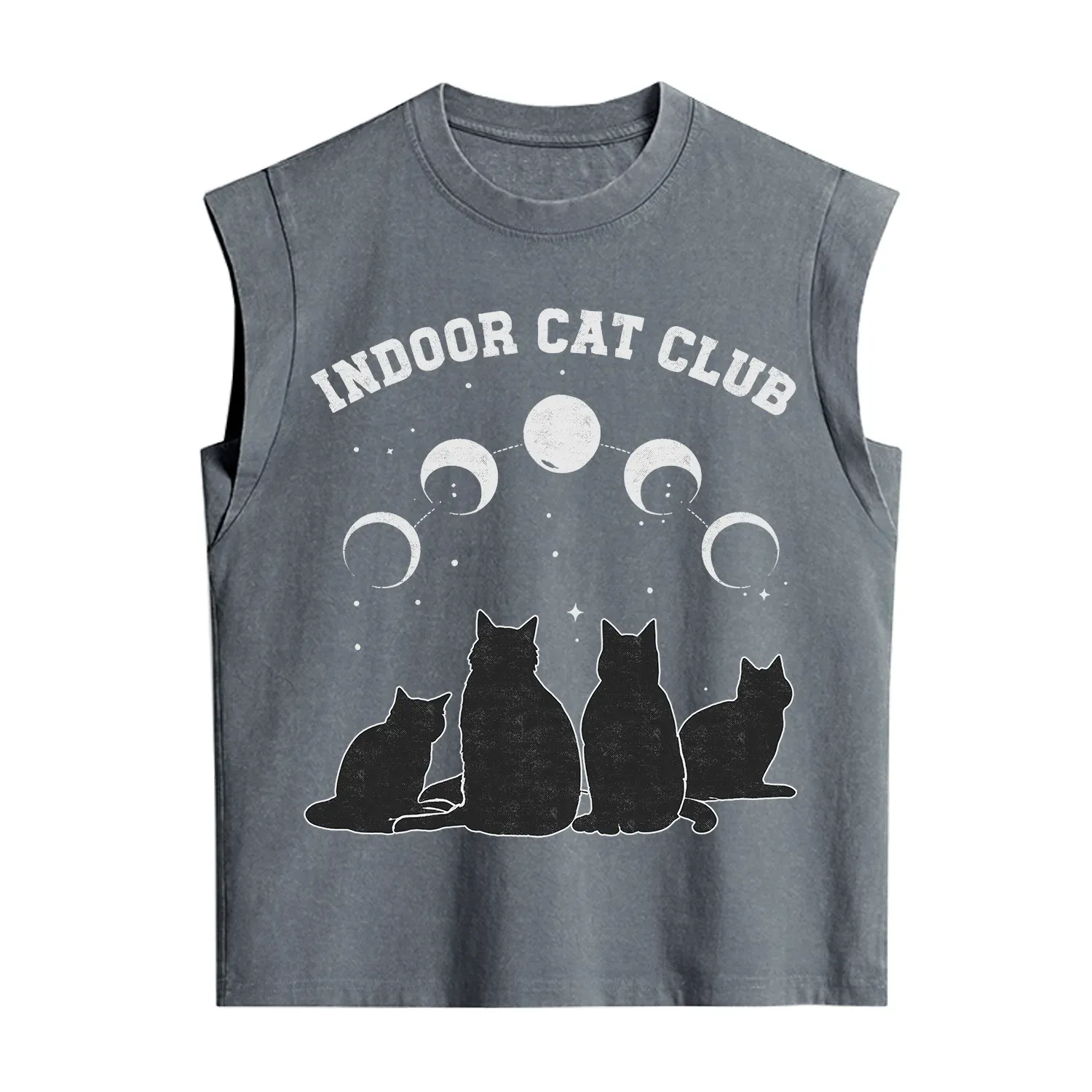 Purplehecate Indoor Cat Club Vintage Washed Tank