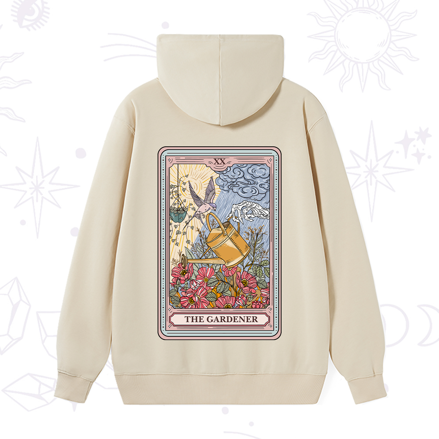 Purplehecate The Gardener Tarot Hoodie