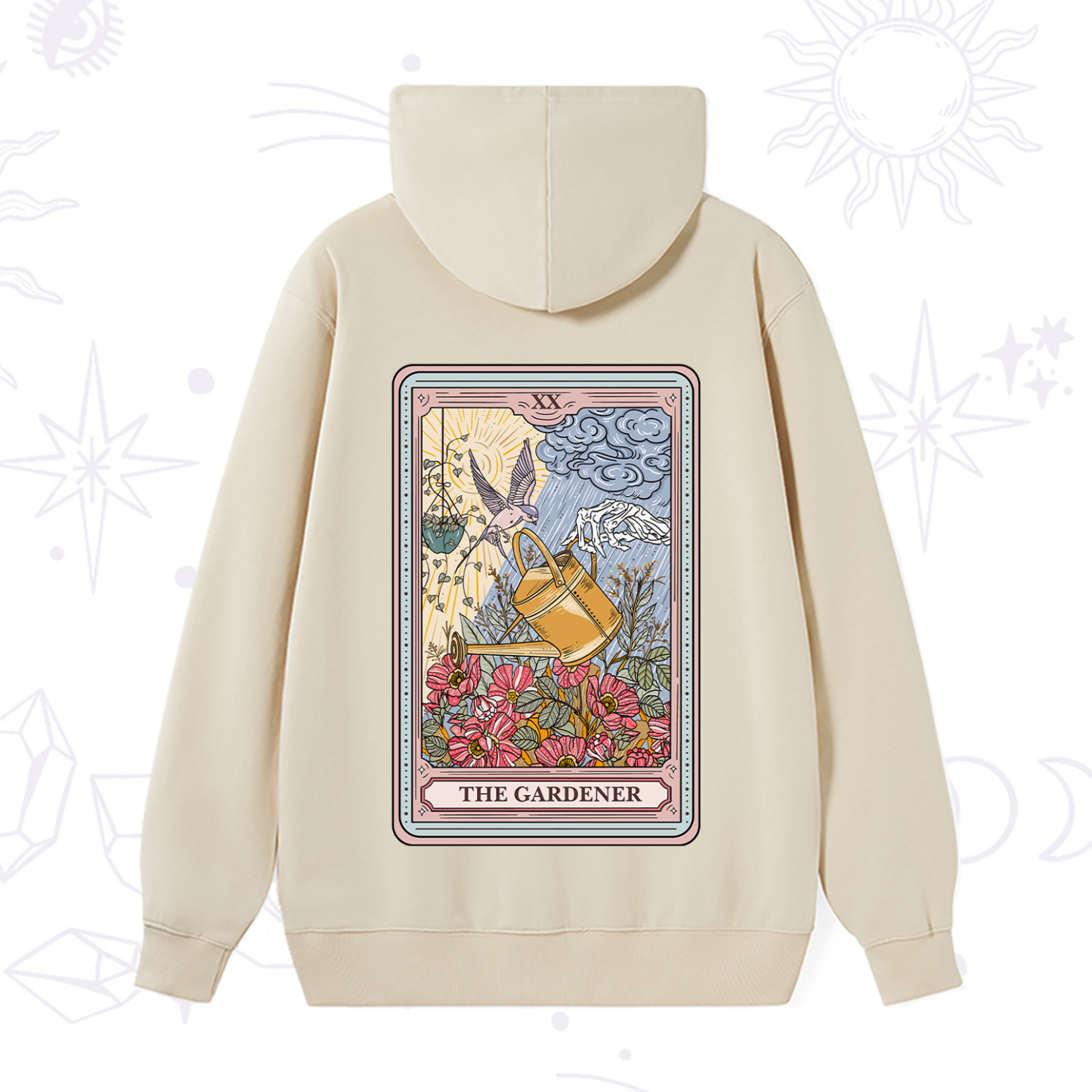 Purplehecate The Gardener Tarot Hoodie