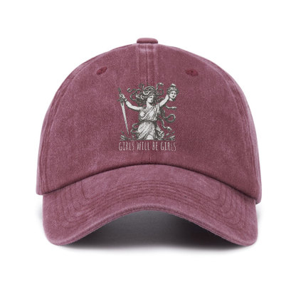 Purplehecate Girls Will Be Girls Medusa Baseball Cap