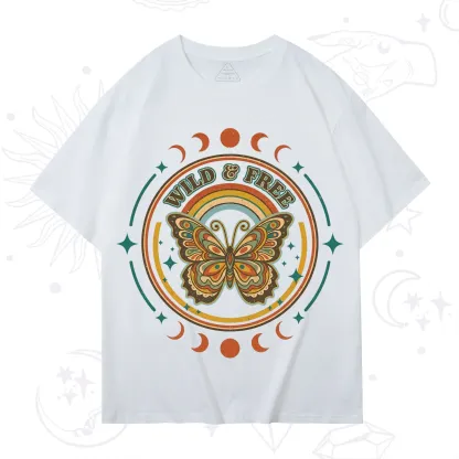 Purplehecate Wild?And?Free?Butterfly T-Shirt