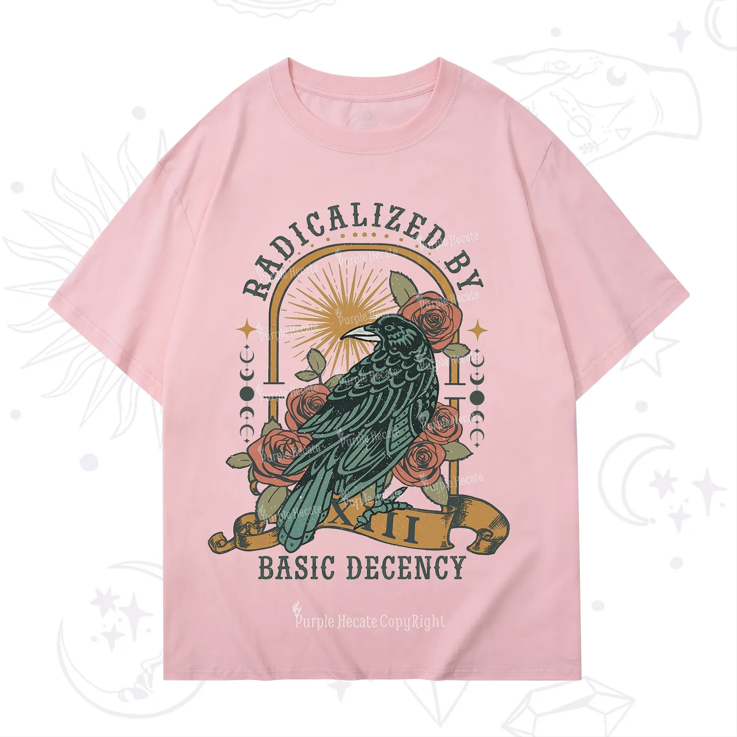 Purplehecate Radicalized By Basic Decency T-Shirt