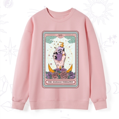 Purplehecate The Massage Therapist Tarot Card Sweatshirt